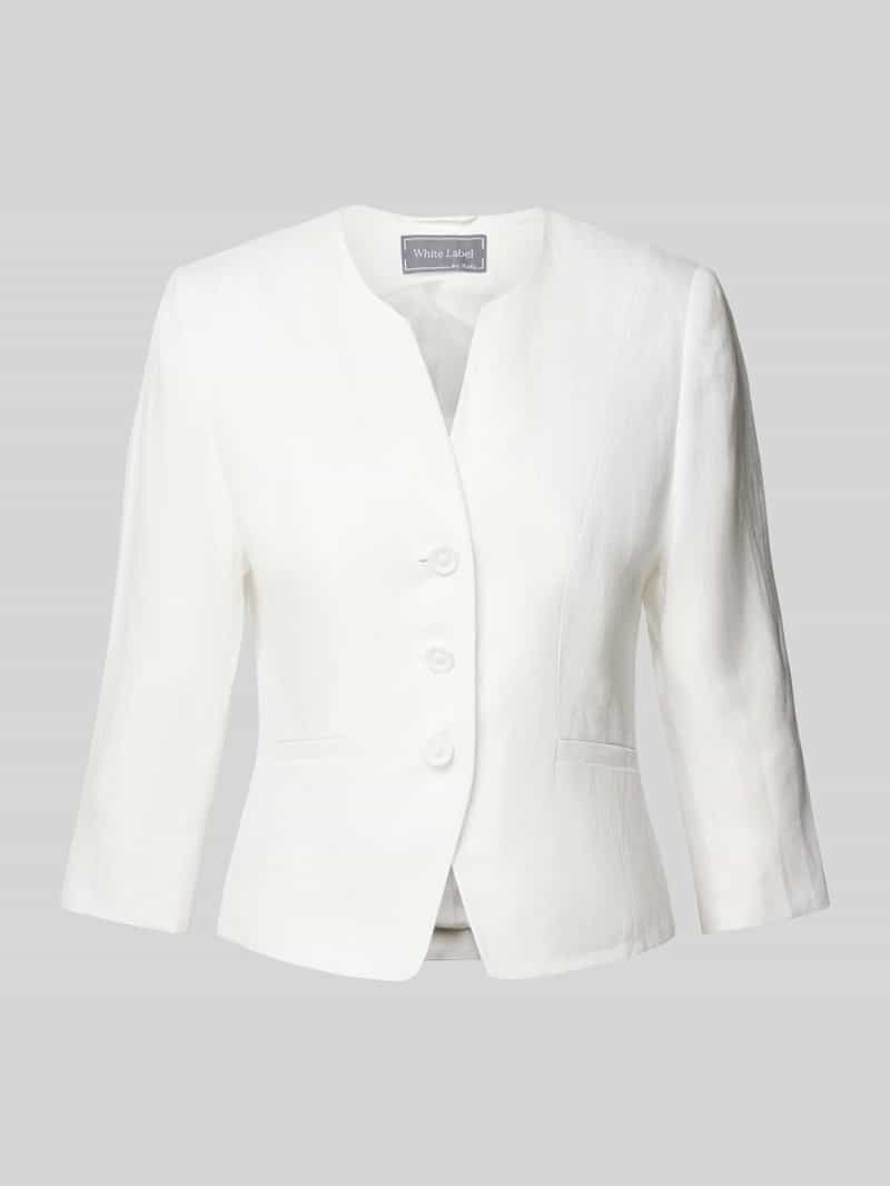 WHITE LABEL Blazer met knoopsluiting