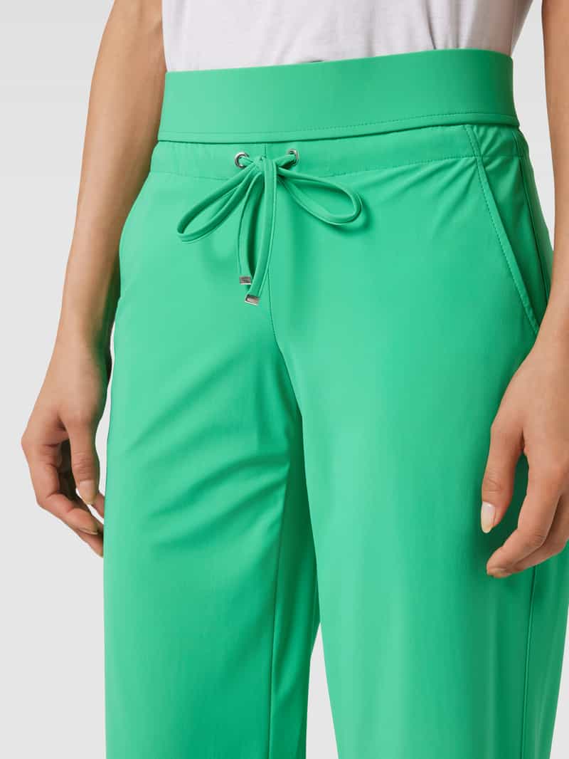 RAFFAELLO ROSSI Straight leg broek met tunnelkoord model 'CANDICE'
