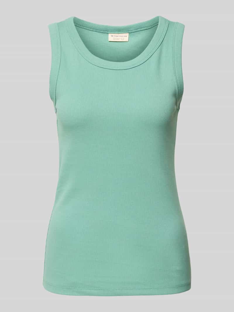 Tom Tailor Regular fit tanktop van een mix van katoen en elastaan