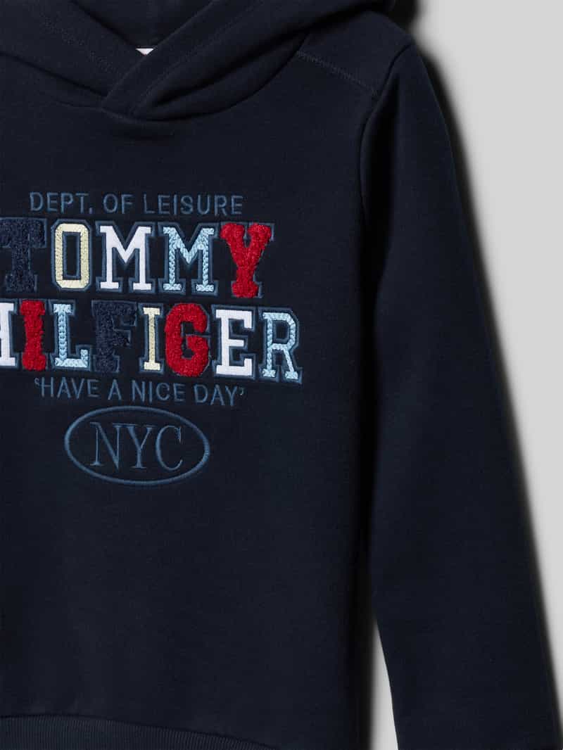 Tommy Hilfiger Kids Hoodie met labelstitching