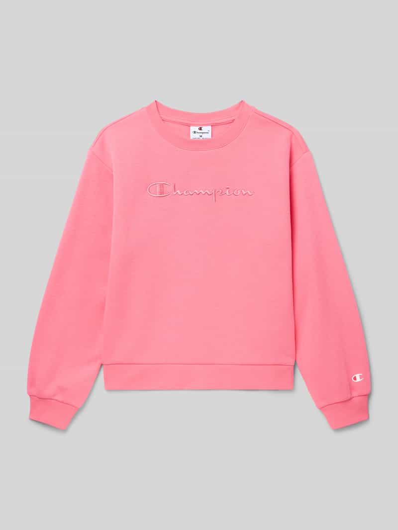 Champion Sweatshirt met labelstitching
