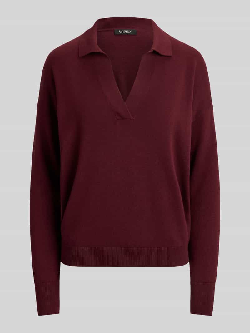 Lauren Ralph Lauren Loose fit pullover van mix van katoen en modal