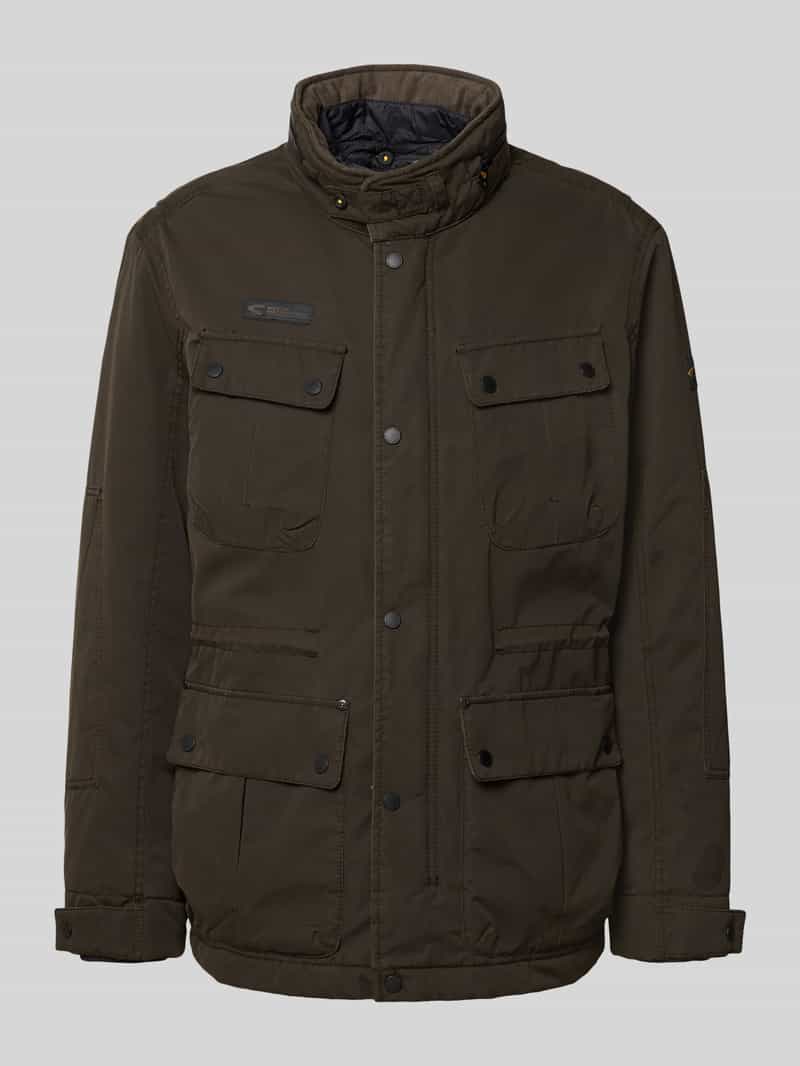 Camel active Jack met opstaande kraag en klepzakken