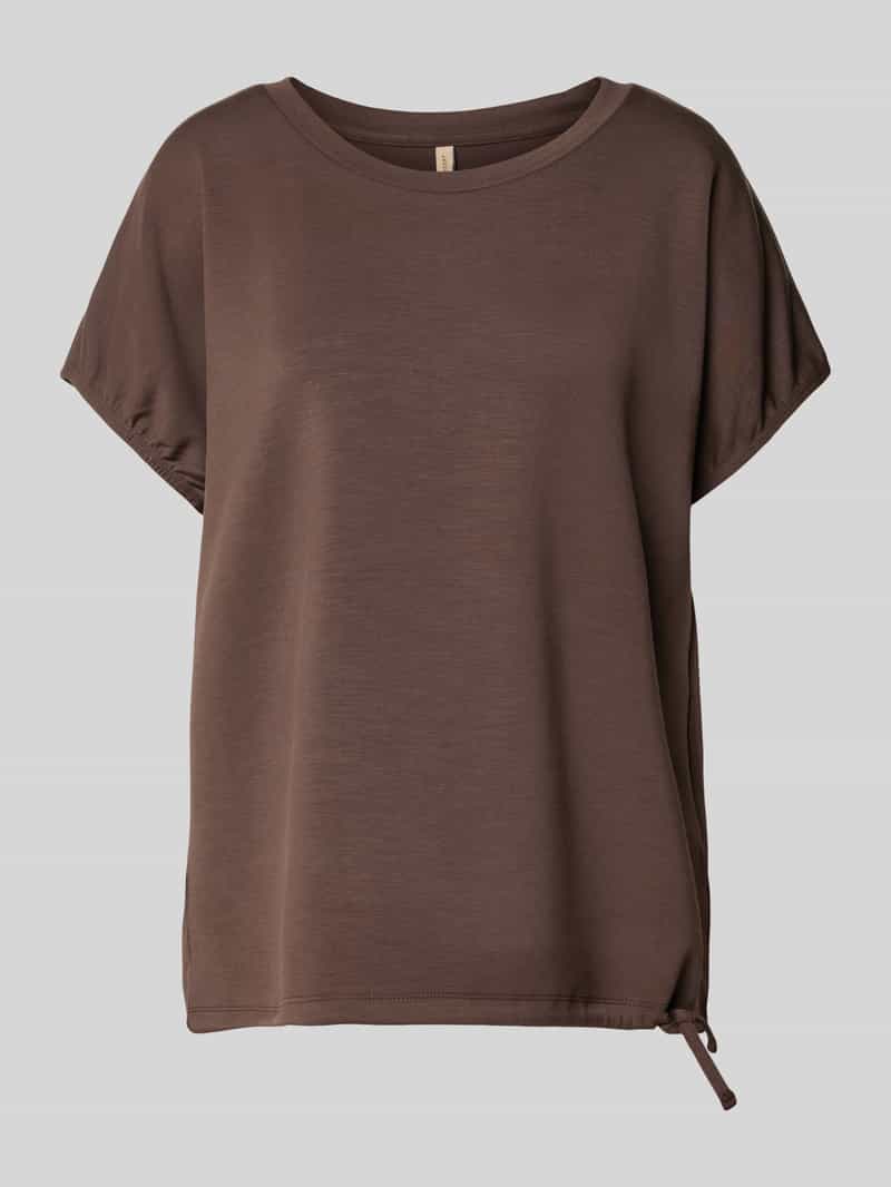 Soyaconcept Sweatshirt met geribde ronde hals model 'BANU'