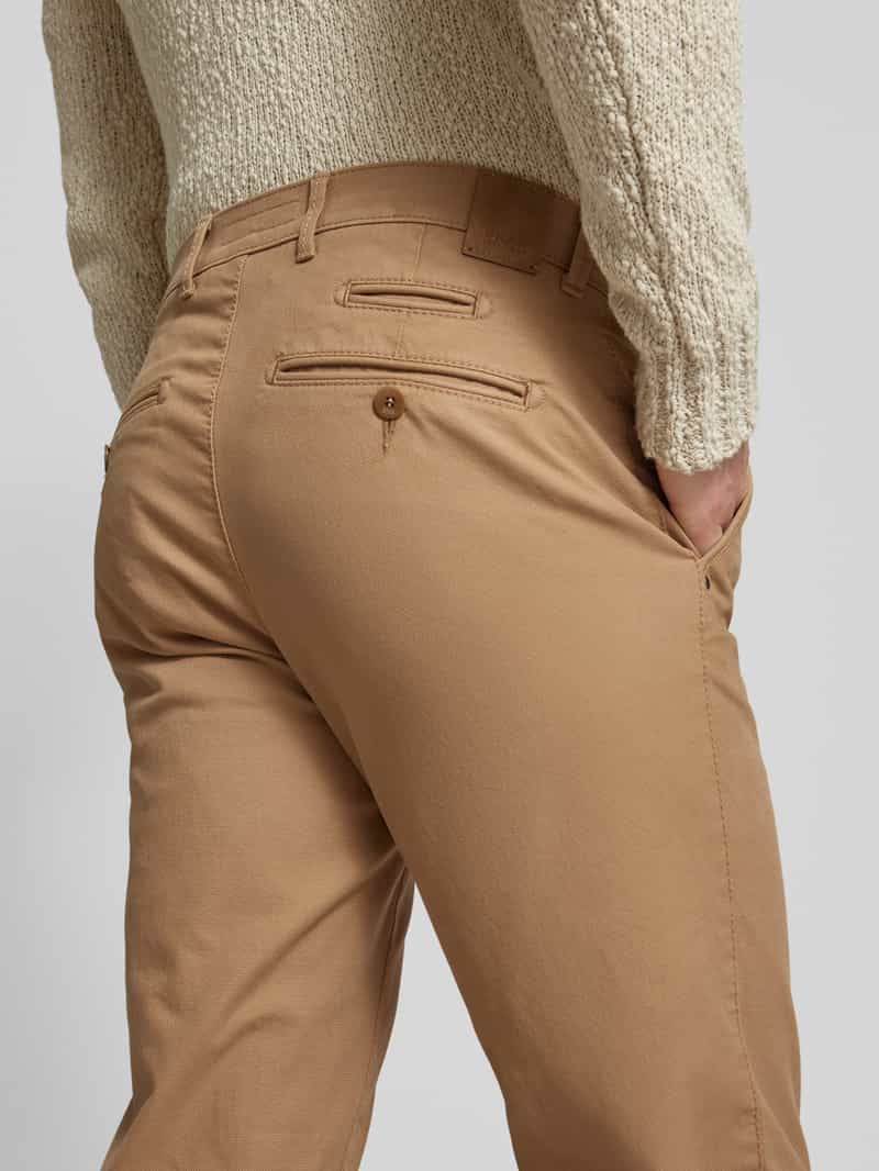 BRAX Broek met knoop- en ritssluiting model 'FABIO'