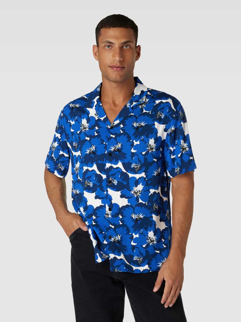 Vrijetijdsoverhemd van viscose met bloemenmotief THE KOOPLES