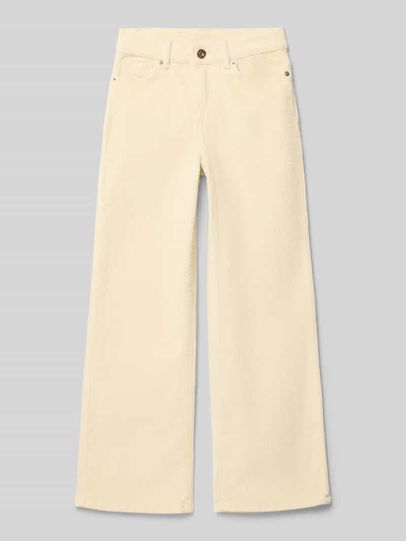 Only Wide leg corduroy broek van katoenmix model 'HOPE'