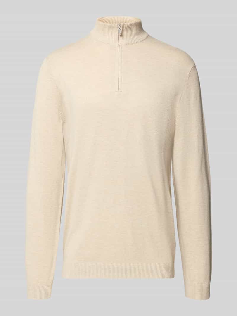 ONLY & SONS Schipperstrui ONSLOUI REG 12 MEL HALF ZIP KNIT NOOS