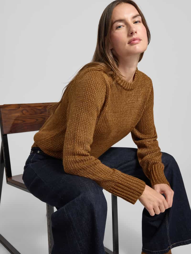 Soyaconcept Gebreide pullover met ribboorden model 'NALIKKA'