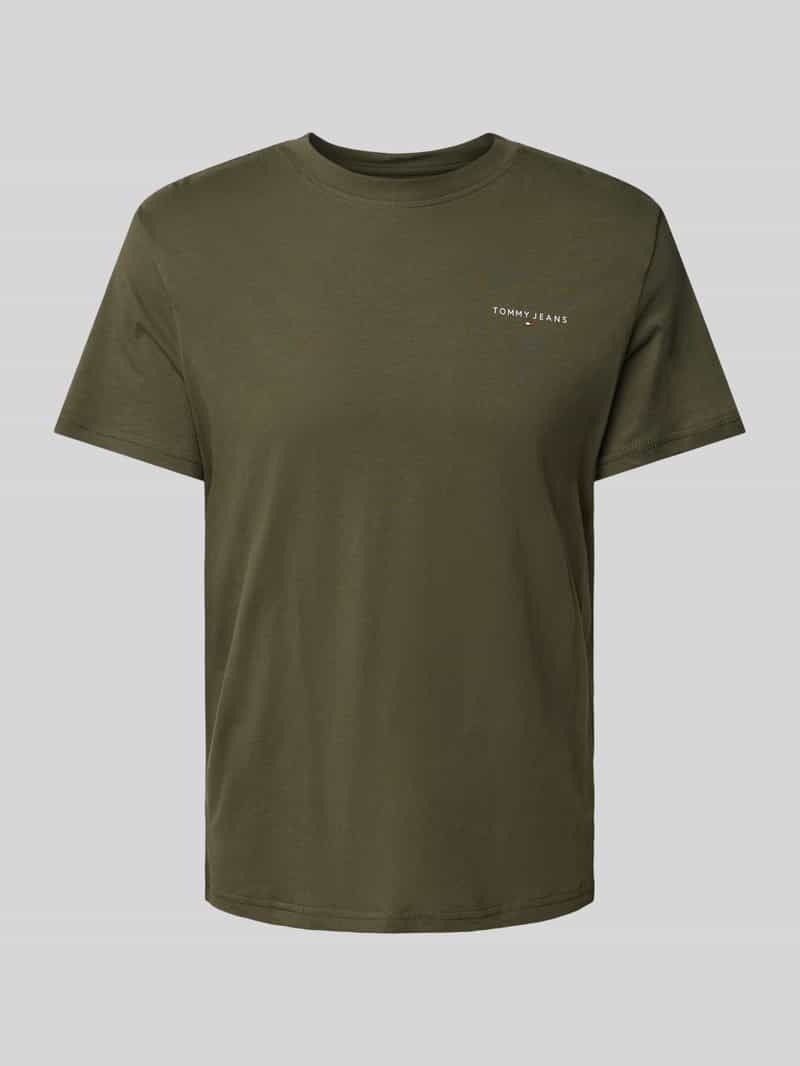 Tommy Jeans T-shirt met labelprint