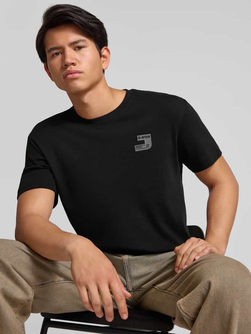 G-Star Raw T-shirt met labelprint