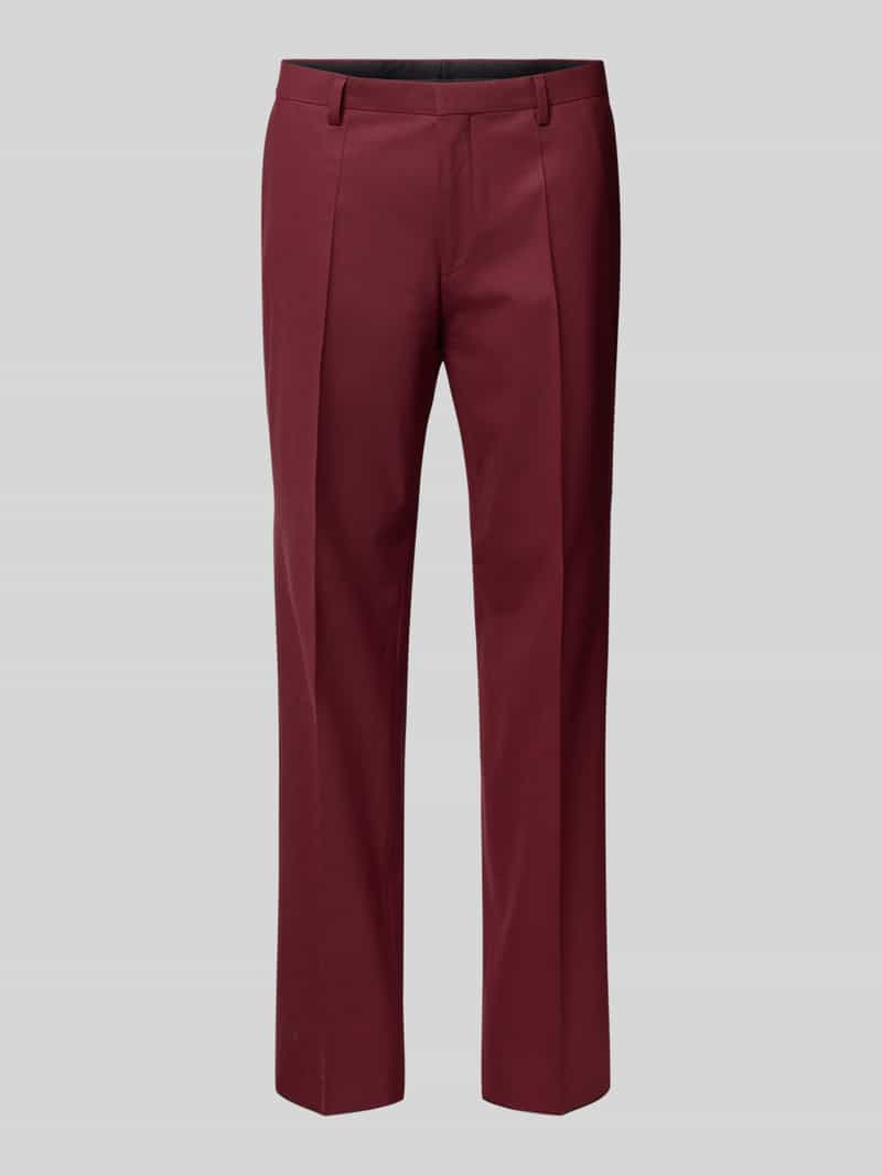 HUGO Slim fit pantalon van wolmix model 'HESTEN'