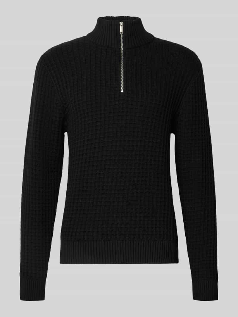 Selected Homme Regular fit schipperstrui in wafelstructuur model 'TOM'