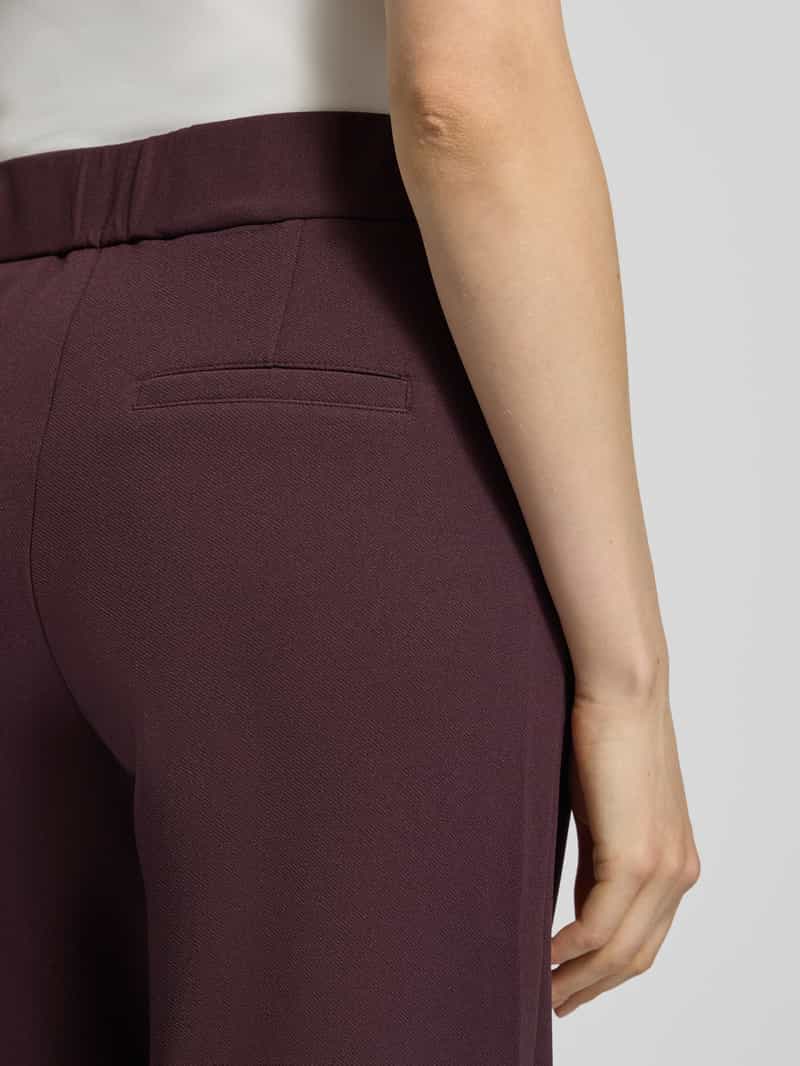 Zero Broek met wijde pijpen en elastische band