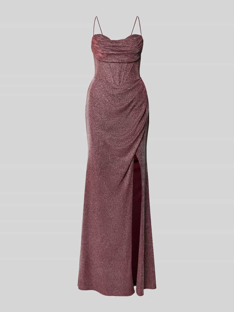 luxuar Avondjurk met veters aan de achterkant