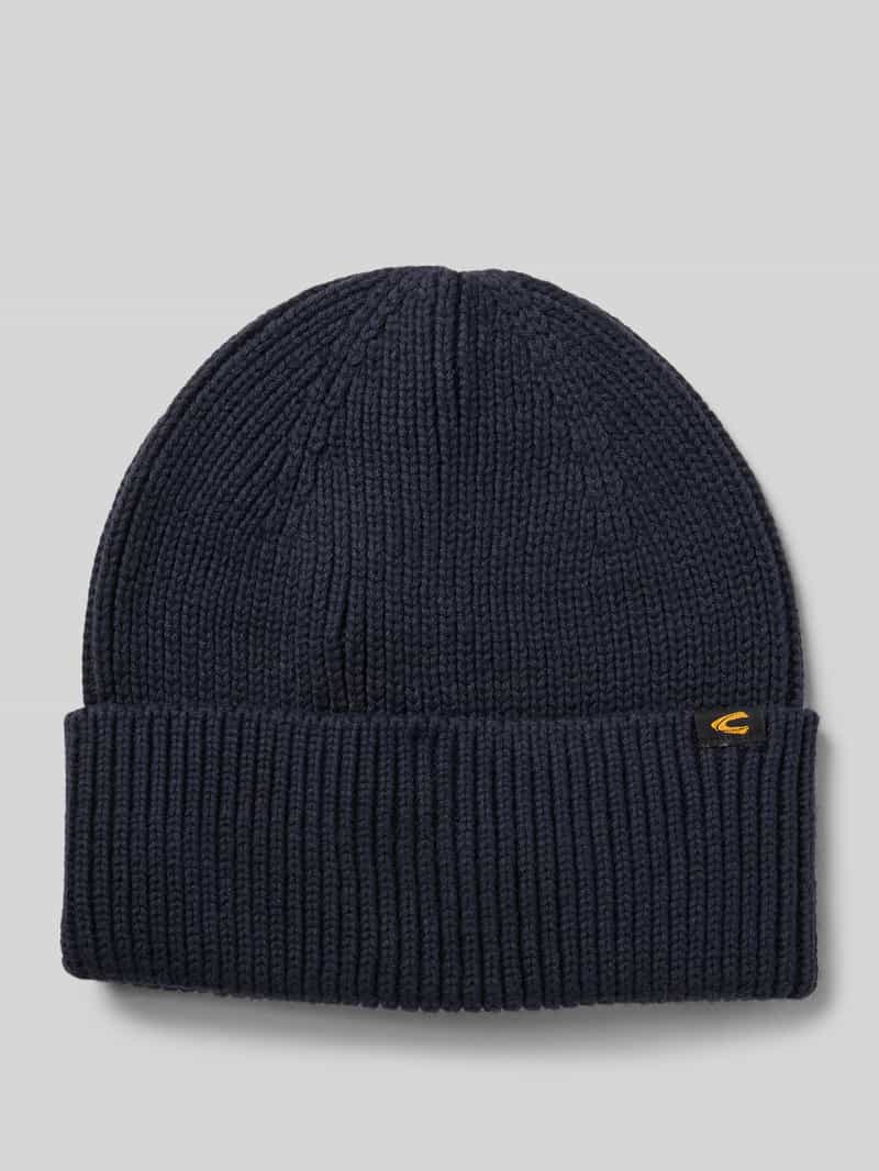 camel active Beanie met labeldetail