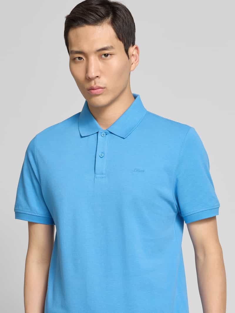 s.Oliver RED LABEL Regular fit poloshirt van puur katoen