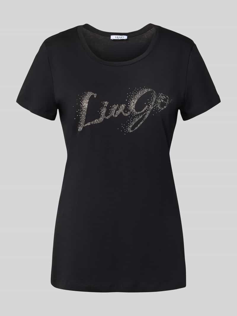 Liu Jo White T-shirt met labelprint