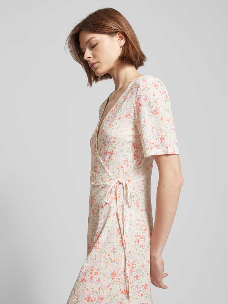 Pieces Knielange jurk met all-over print model 'APPA