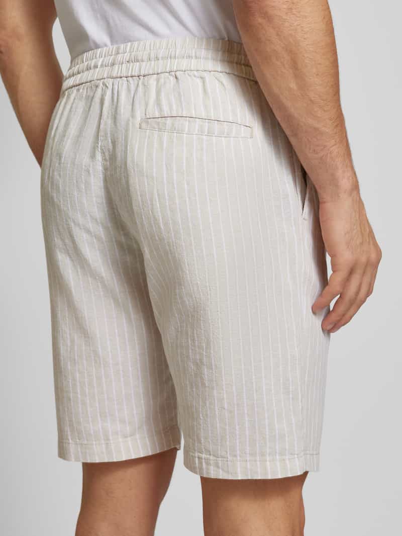 MCNEAL Regular fit korte broek met elastische band