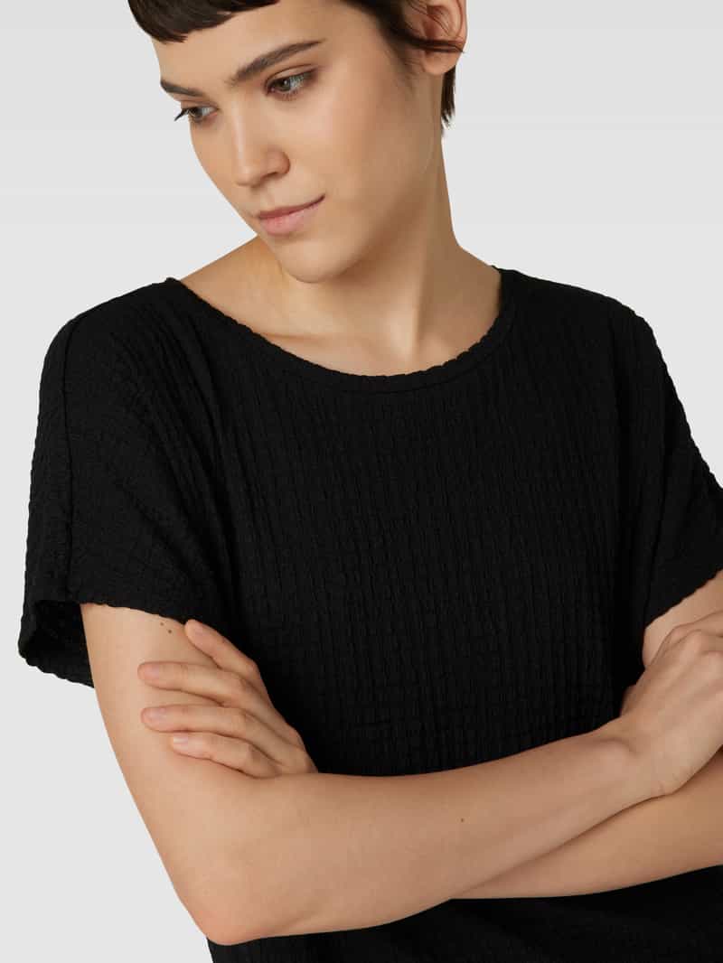 Christian Berg Woman T-shirt met structuurmotief