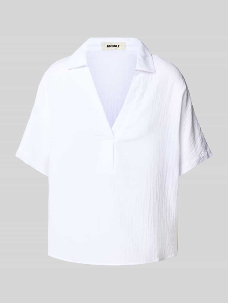 ECOALF Oversized blouseshirt met V-hals model 'DENISALF'