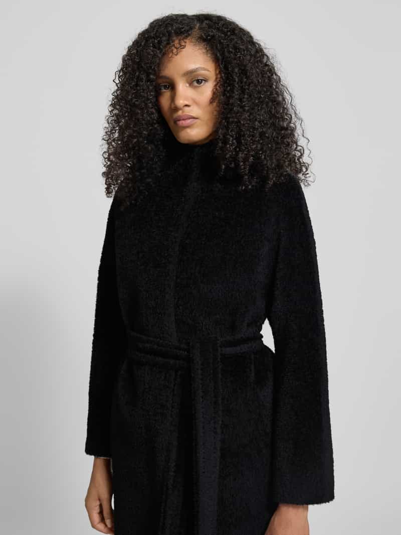 Max Mara Studio Lange wollen jas van alpacamix model 'FERITO'