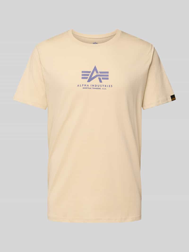 alpha industries T-shirt met labelprint