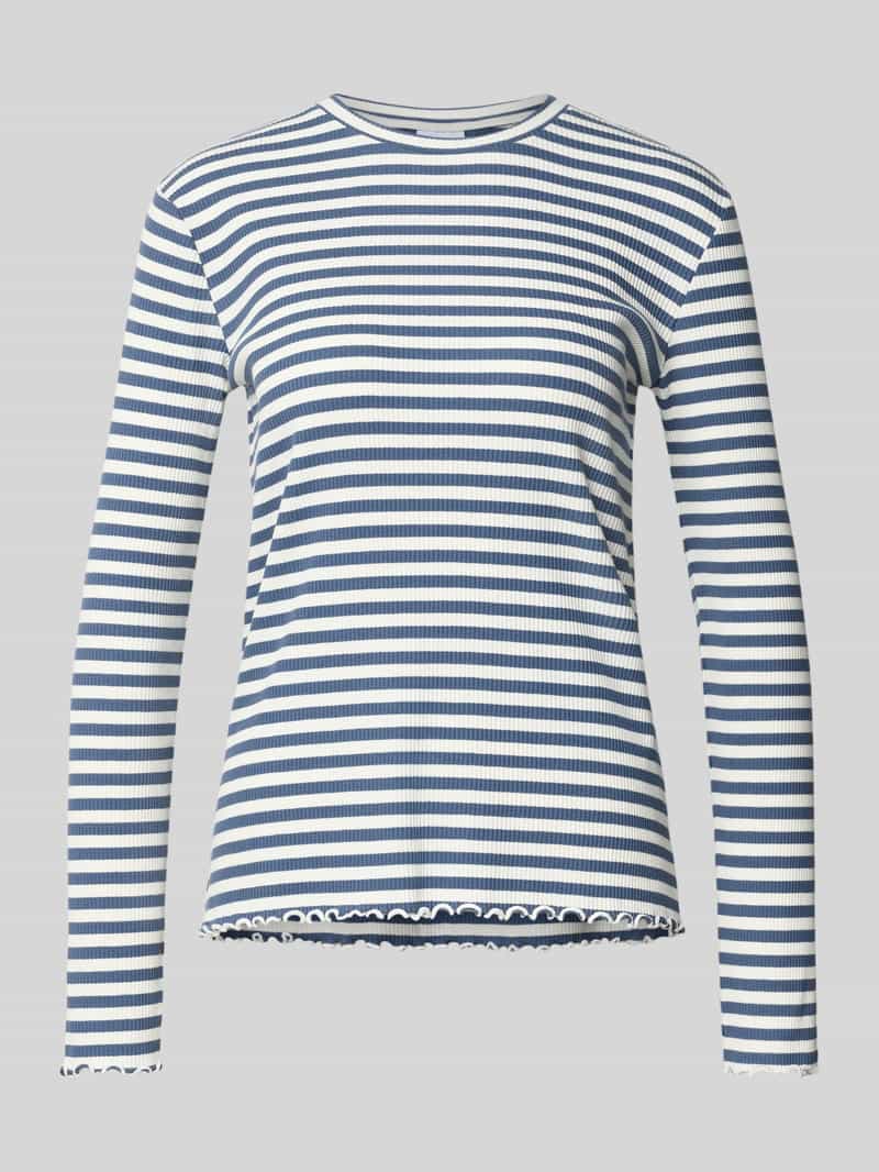 Vila Shirt met lange mouwen en ronde hals model 'THESSA'