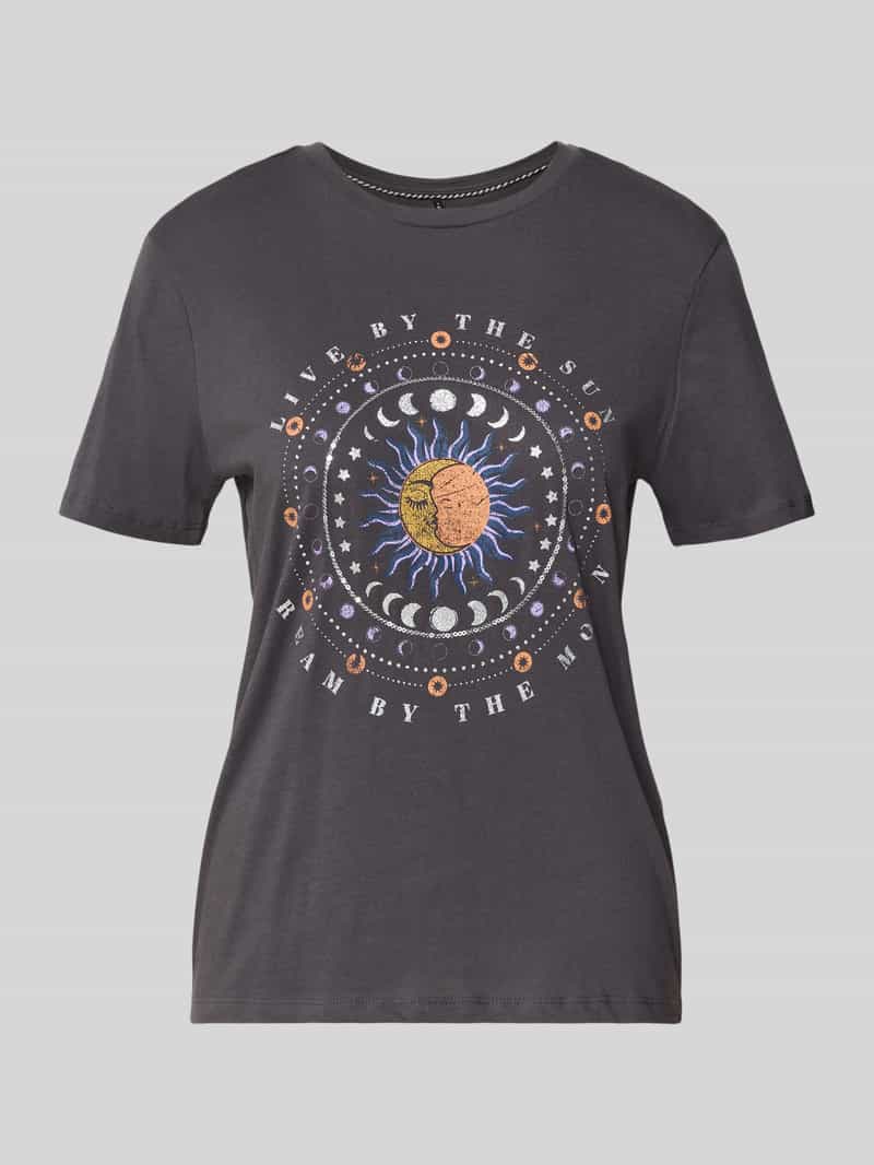 Only Regular fit T-shirt van puur katoen model 'KITA LUNA'