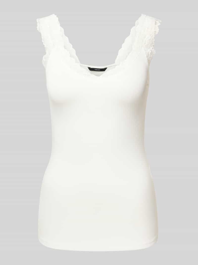 Vero Moda Kanten top VMROSA SL TOP JRS NOOS