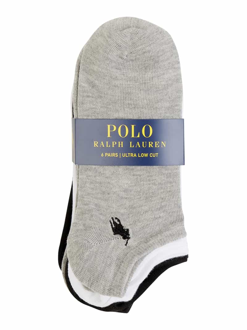 Polo Ralph Lauren Sneakersokken met stretch in een set van 6 paar
