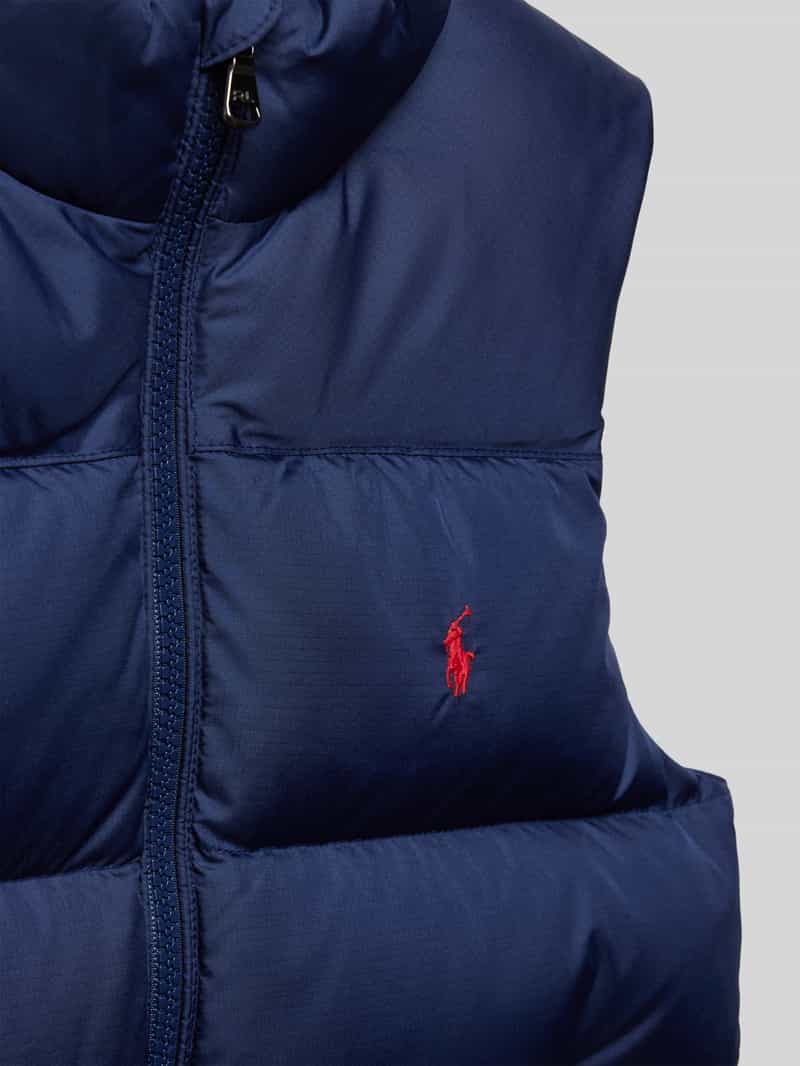 Polo Ralph Lauren Teens Bodywarmer met opstaande kraag en labelstitching