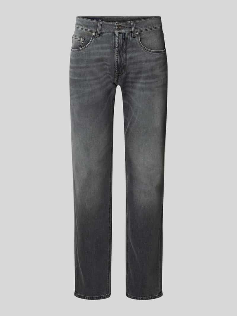 Pierre Cardin Tapered fit jeans in used-look model 'Lyon'