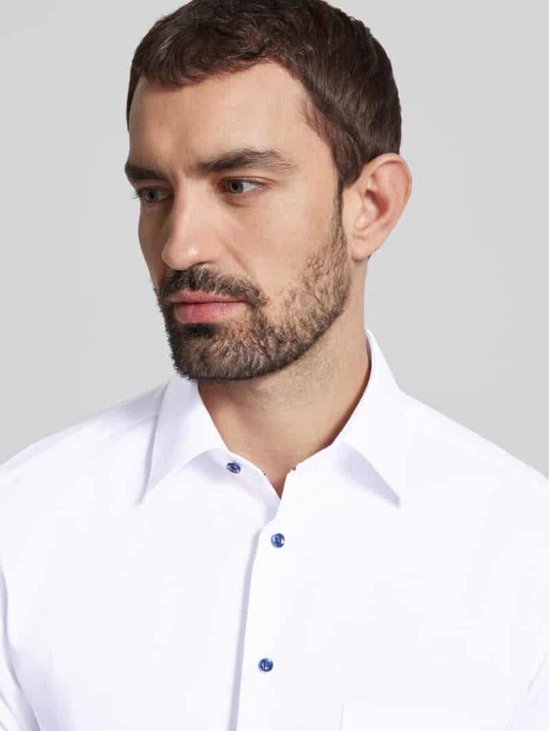 Eterna Modern fit zakelijk overhemd met knoopsluiting