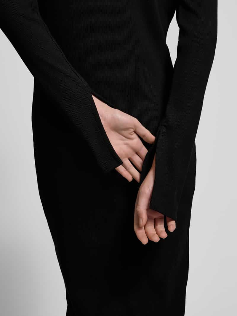 Calvin Klein Jeans Midi-jurk in riblook