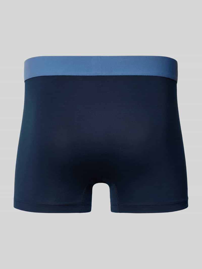 Schiesser Boxershort met elastische logoband in een set van 3 stuks blauw, foto 2