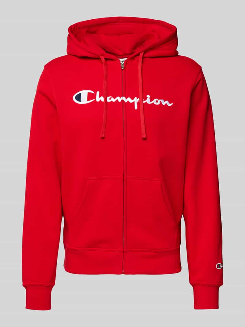 Champion Sweatjack met labelstitching