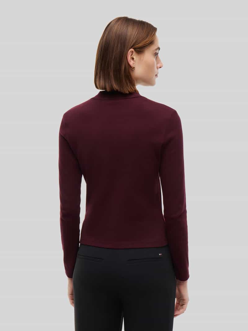 Tommy Hilfiger slim fit shirt met lange mouwen van puur katoen