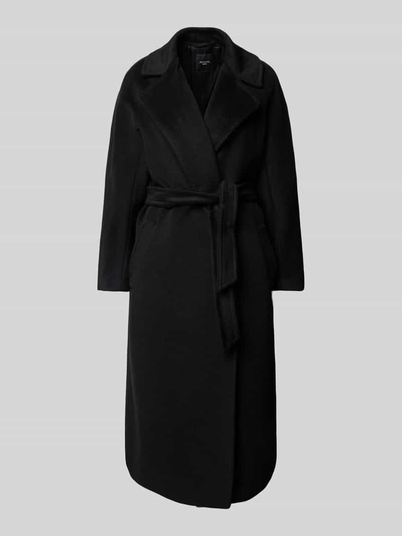 Weekend Max Mara Lange jas met tailleriem model 'TEMPARA'