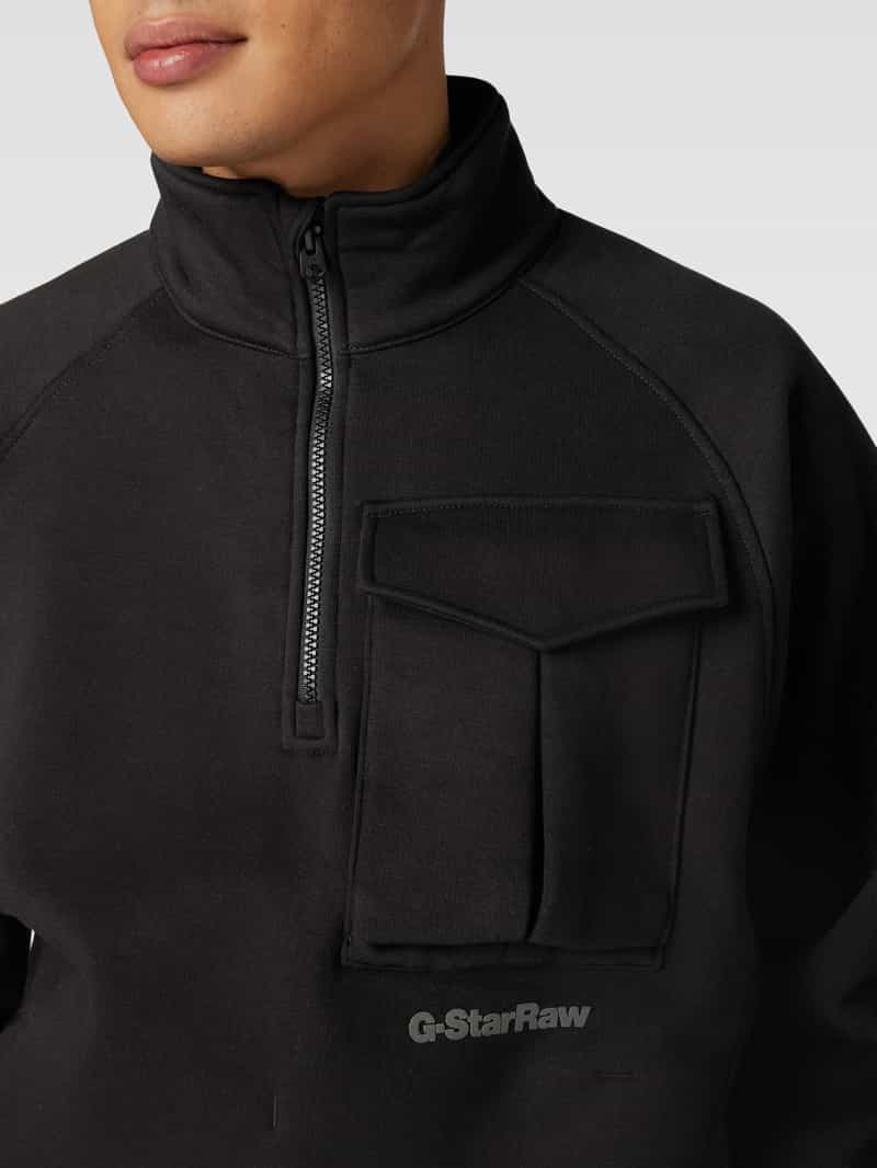 G-Star Raw Sweatshirt met korte ritssluiting