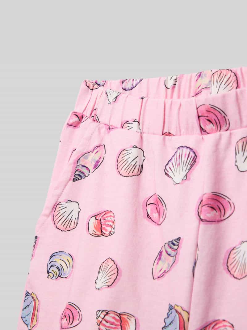 s.Oliver RED LABEL Regular fit korte jersey broek van een mix van katoen en elastaan