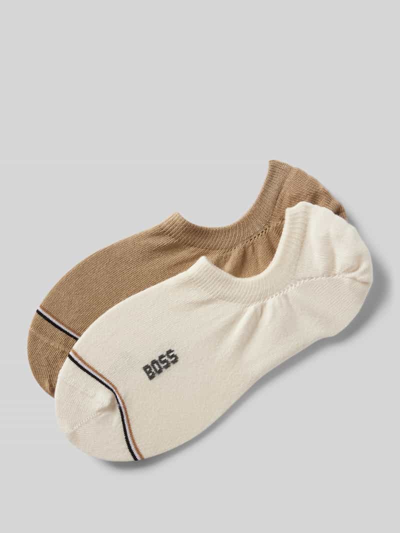 Boss Sneakersokken met labeldetail in een set van 2 paar model 'Iconic'