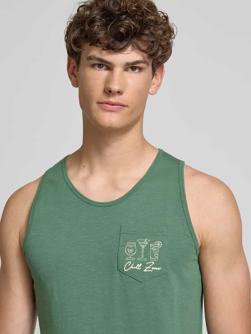 Blend Tanktop met borstzak model 'UERIK'