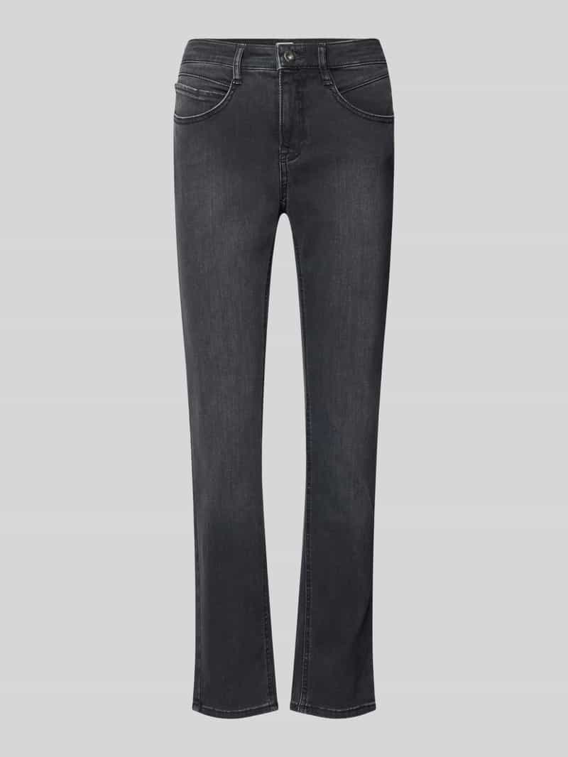 Brax Dames Jeans  Style MARY USED DARK GREY, denim donkergrijs, maat 46K