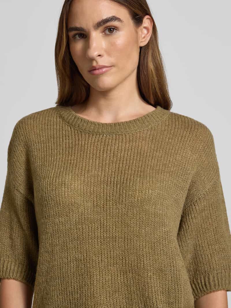 MORE & MORE Gebreide pullover met ribboorden