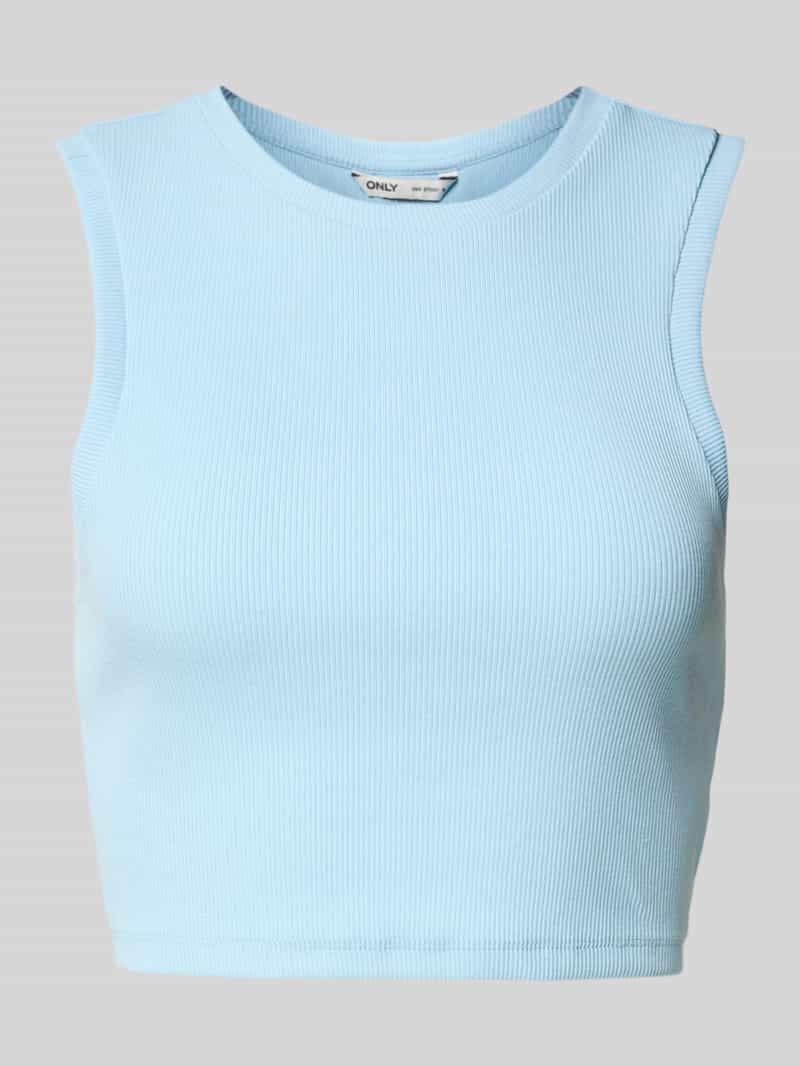 Only Slim fit korte tops van katoenmix model 'VILMA'