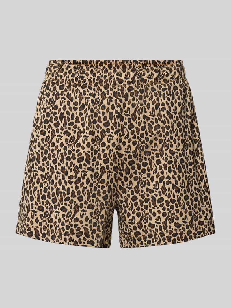 s.Oliver RED LABEL Regular fit korte pyjamabroek van een mix van katoen en viscose