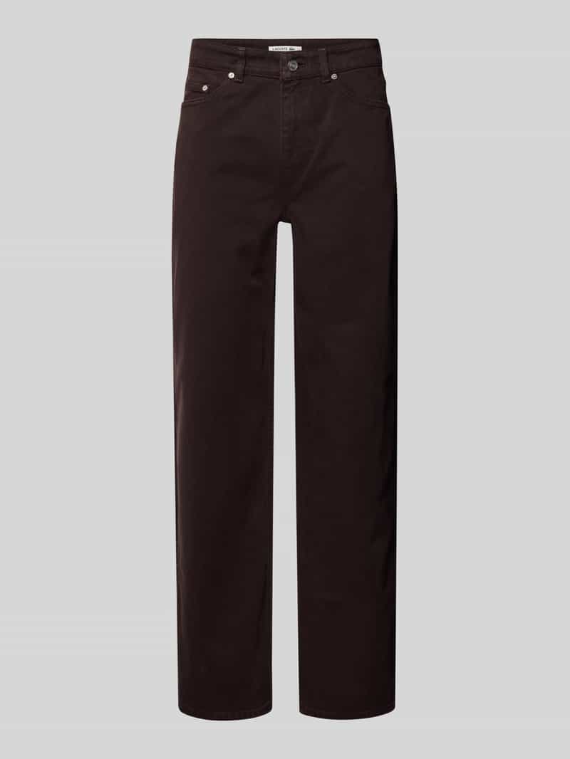 Lacoste Straight leg jeans van puur katoen