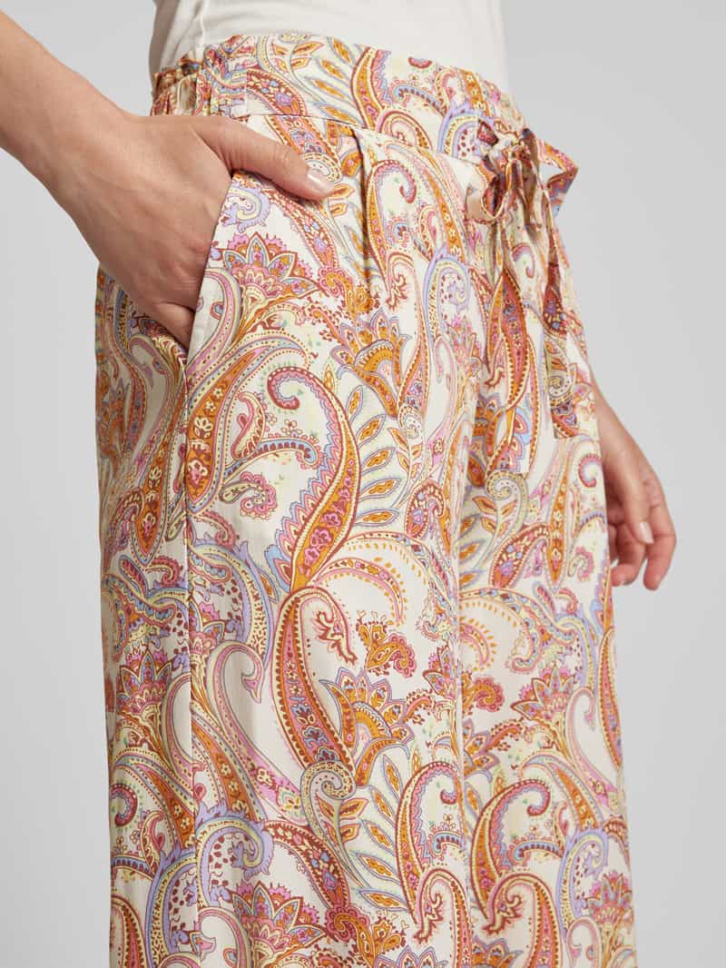 Christian Berg Woman Culotte van viscose met paisleymotief